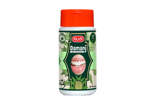 Solack Damanj Neem Tooth Powder 80 gram